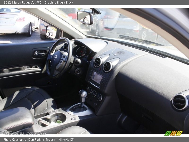 Graphite Blue / Black 2012 Nissan Rogue SL AWD