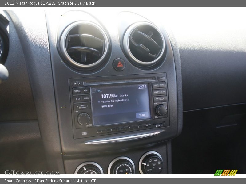 Graphite Blue / Black 2012 Nissan Rogue SL AWD