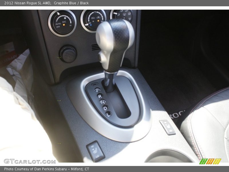 Graphite Blue / Black 2012 Nissan Rogue SL AWD