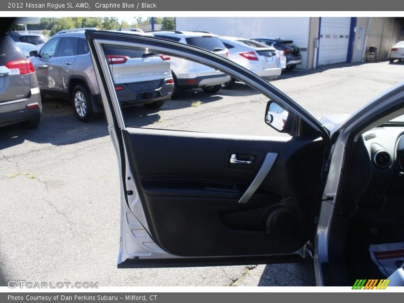 Graphite Blue / Black 2012 Nissan Rogue SL AWD