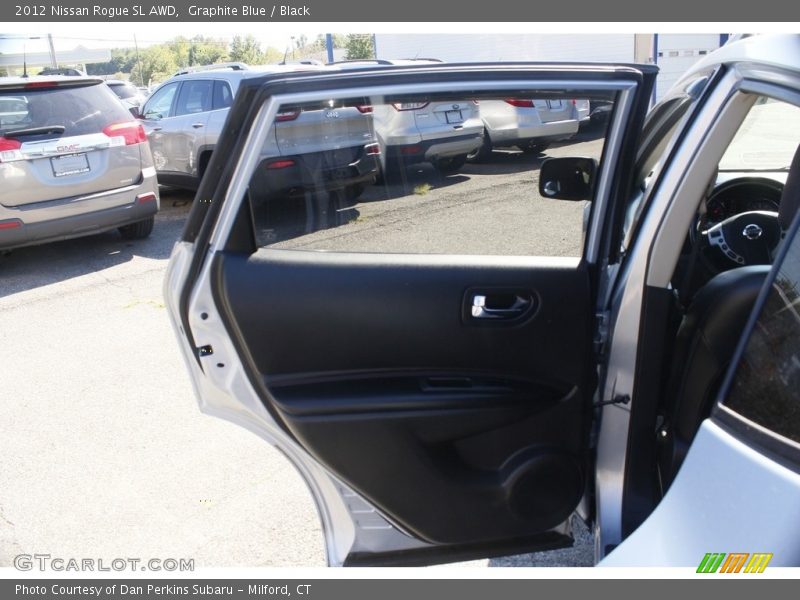 Graphite Blue / Black 2012 Nissan Rogue SL AWD