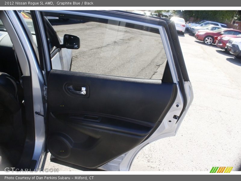 Graphite Blue / Black 2012 Nissan Rogue SL AWD