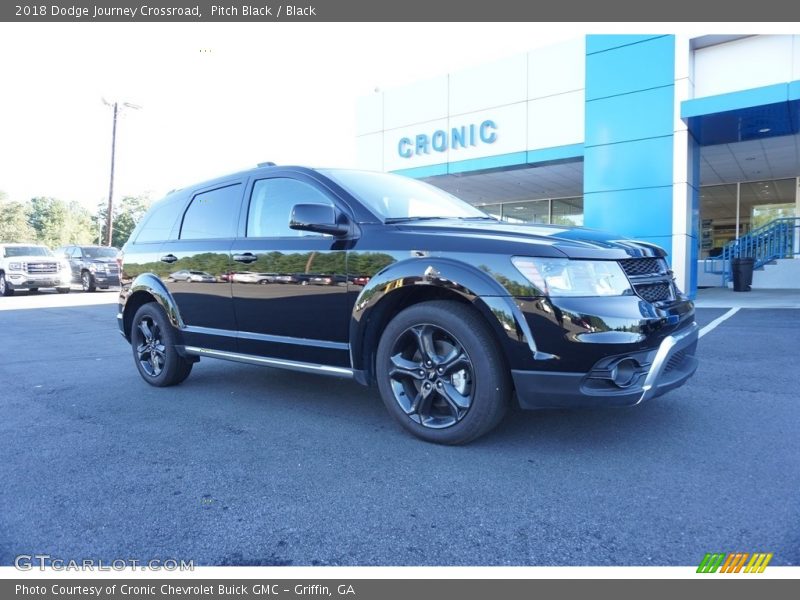 Pitch Black / Black 2018 Dodge Journey Crossroad