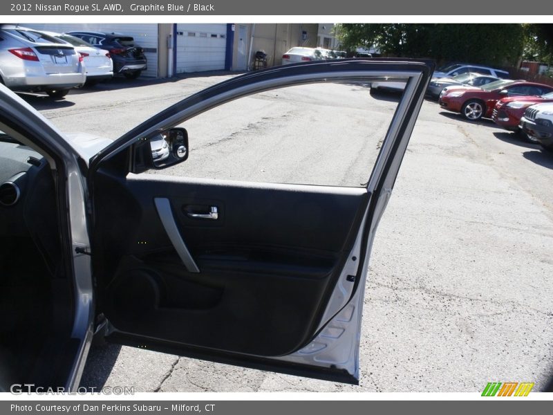 Graphite Blue / Black 2012 Nissan Rogue SL AWD