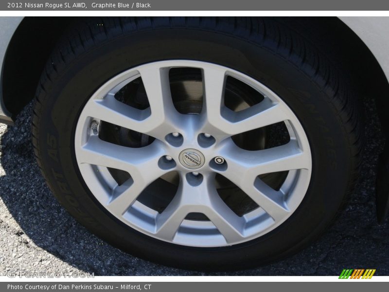 Graphite Blue / Black 2012 Nissan Rogue SL AWD