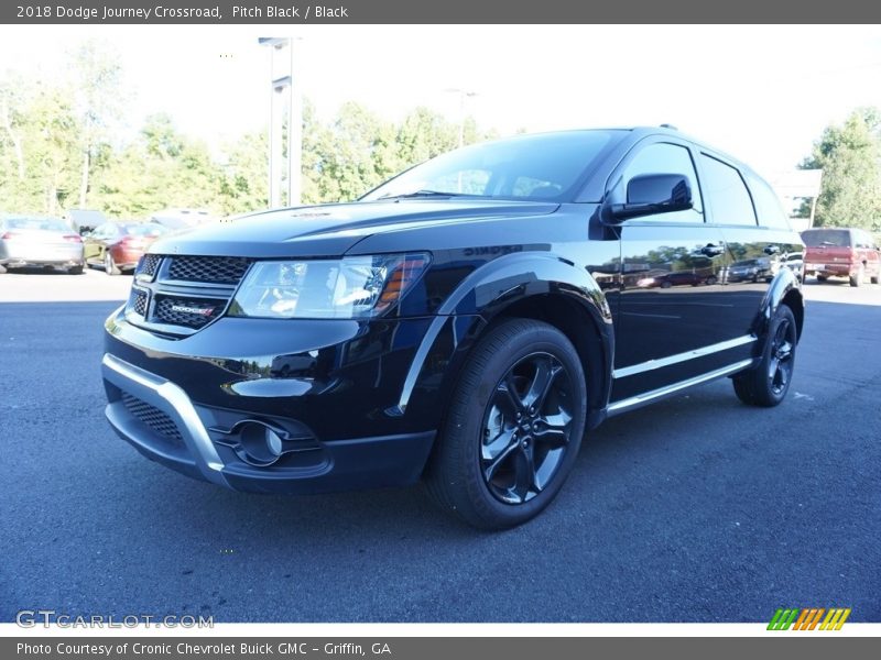 Pitch Black / Black 2018 Dodge Journey Crossroad