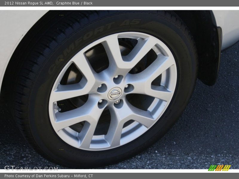 Graphite Blue / Black 2012 Nissan Rogue SL AWD