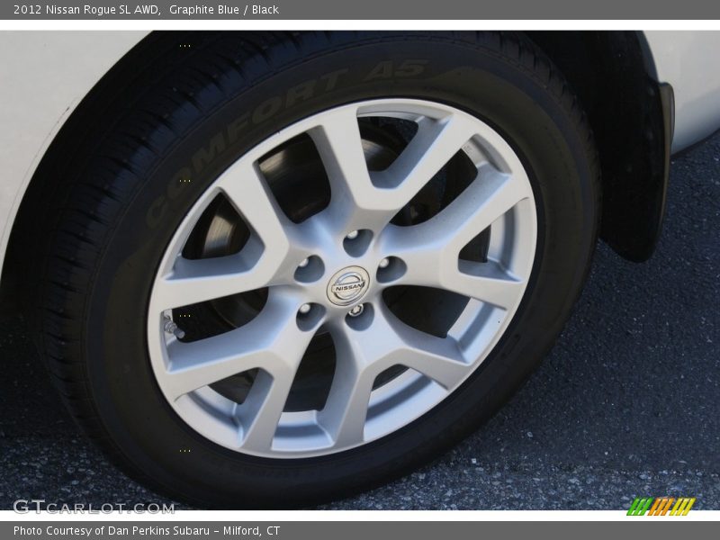 Graphite Blue / Black 2012 Nissan Rogue SL AWD
