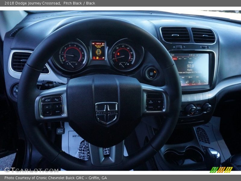 Pitch Black / Black 2018 Dodge Journey Crossroad