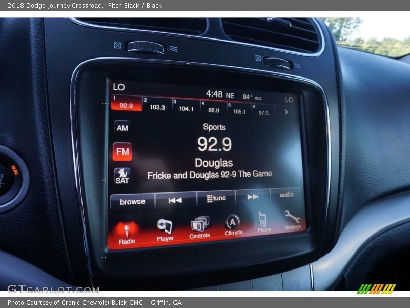 Pitch Black / Black 2018 Dodge Journey Crossroad