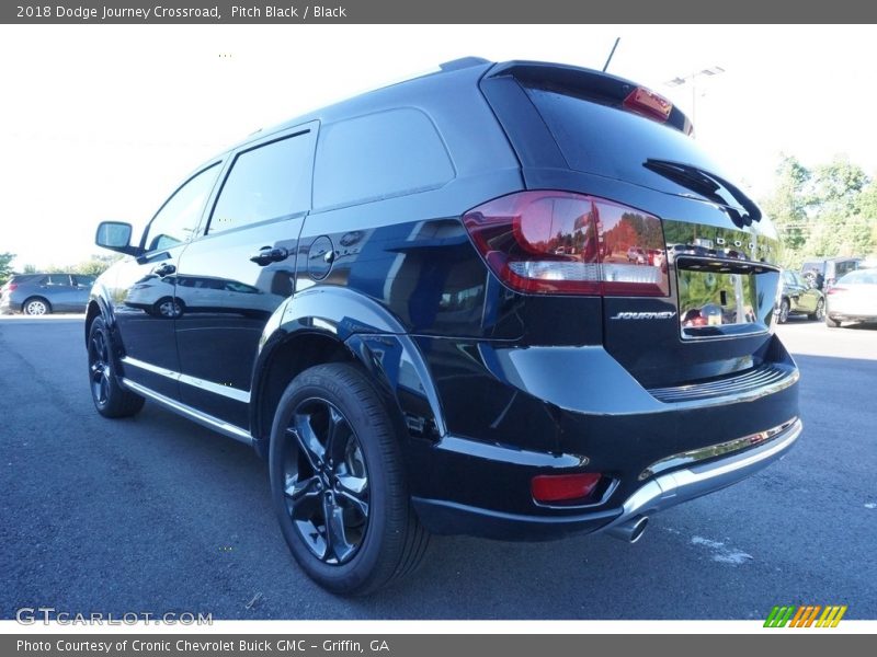 Pitch Black / Black 2018 Dodge Journey Crossroad