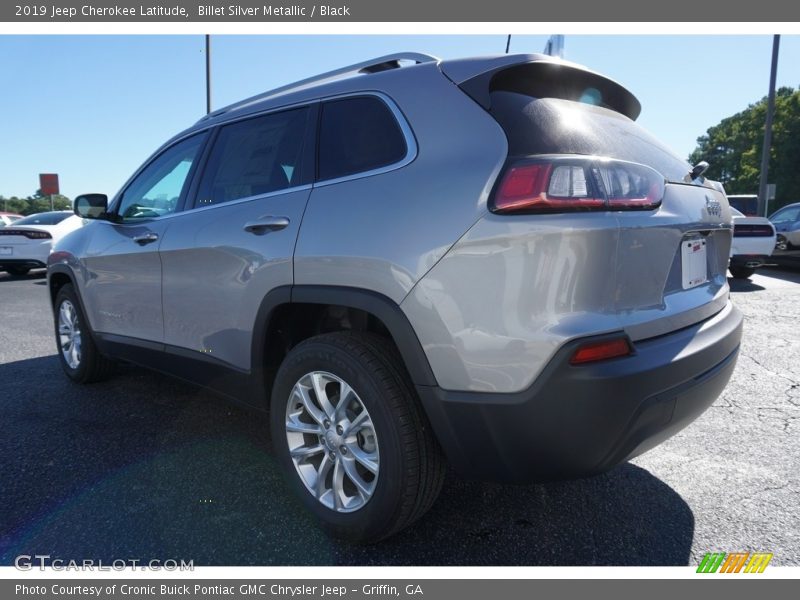 Billet Silver Metallic / Black 2019 Jeep Cherokee Latitude