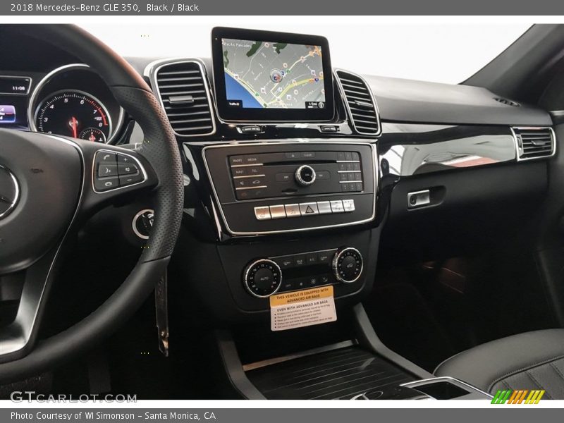 Black / Black 2018 Mercedes-Benz GLE 350