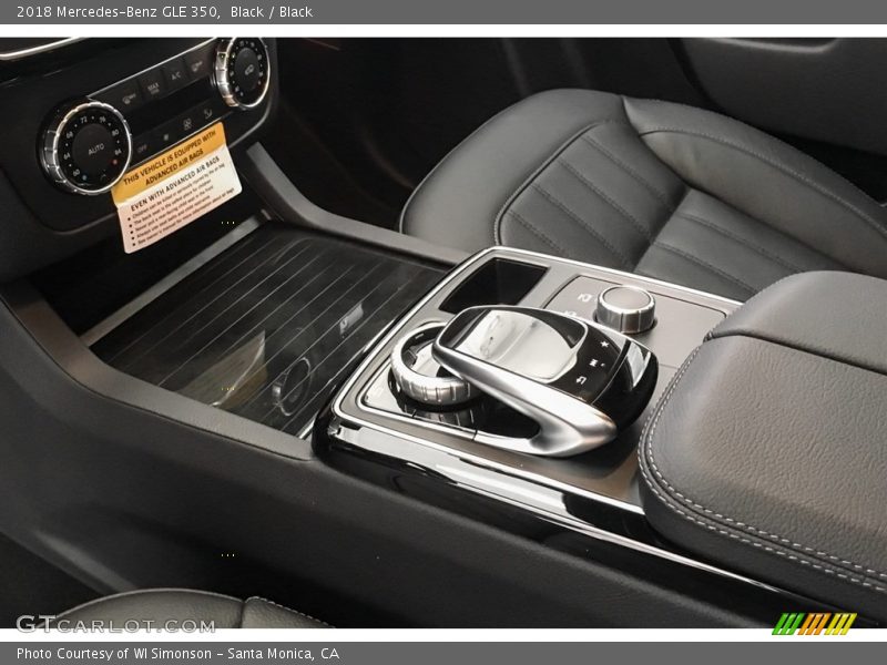 Black / Black 2018 Mercedes-Benz GLE 350