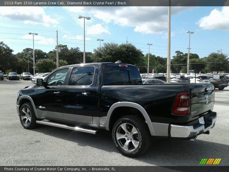 Diamond Black Crystal Pearl / Black 2019 Ram 1500 Laramie Crew Cab