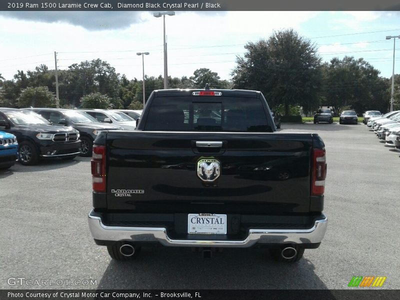 Diamond Black Crystal Pearl / Black 2019 Ram 1500 Laramie Crew Cab