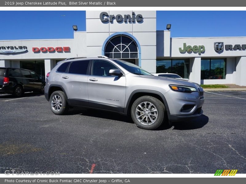 Billet Silver Metallic / Black 2019 Jeep Cherokee Latitude Plus