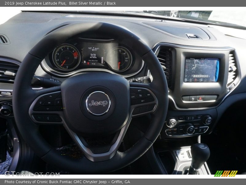 Billet Silver Metallic / Black 2019 Jeep Cherokee Latitude Plus