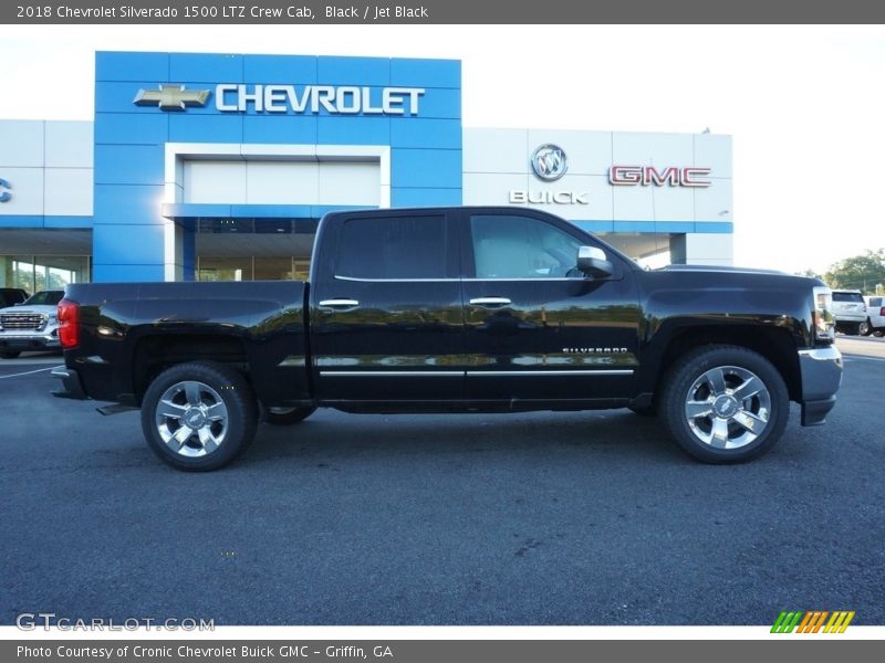 Black / Jet Black 2018 Chevrolet Silverado 1500 LTZ Crew Cab