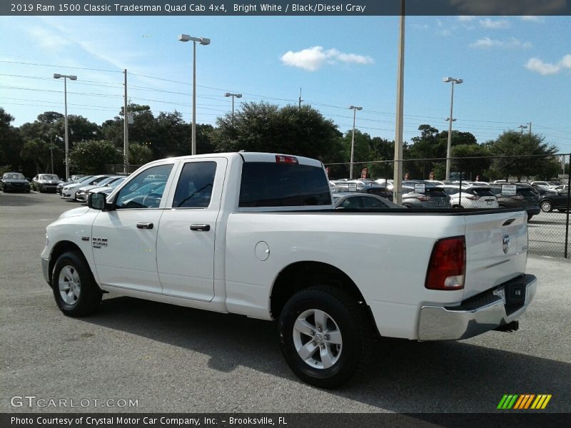 Bright White / Black/Diesel Gray 2019 Ram 1500 Classic Tradesman Quad Cab 4x4