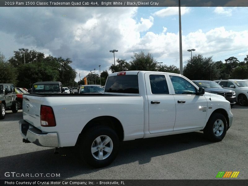 Bright White / Black/Diesel Gray 2019 Ram 1500 Classic Tradesman Quad Cab 4x4