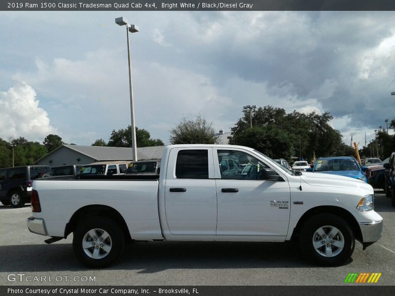 Bright White / Black/Diesel Gray 2019 Ram 1500 Classic Tradesman Quad Cab 4x4
