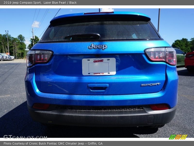 Laser Blue Pearl / Black 2019 Jeep Compass Sport