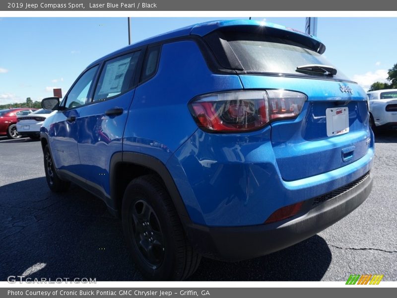 Laser Blue Pearl / Black 2019 Jeep Compass Sport