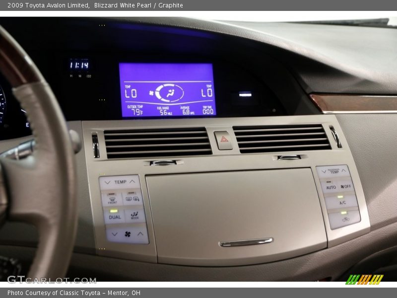 Blizzard White Pearl / Graphite 2009 Toyota Avalon Limited