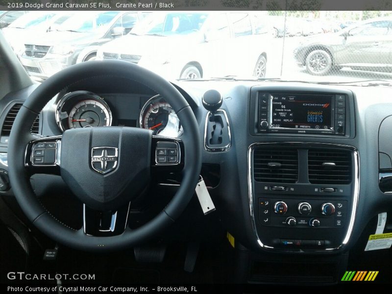 Granite Pearl / Black 2019 Dodge Grand Caravan SE Plus