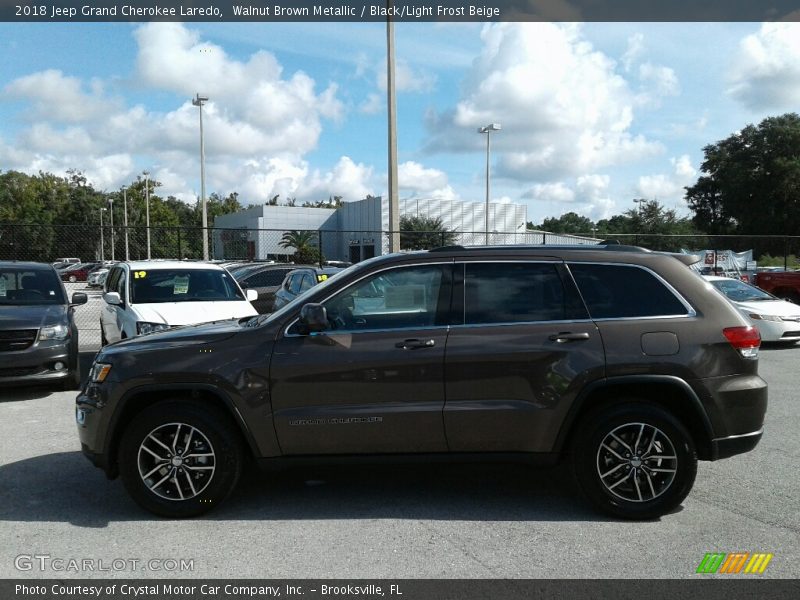 Walnut Brown Metallic / Black/Light Frost Beige 2018 Jeep Grand Cherokee Laredo