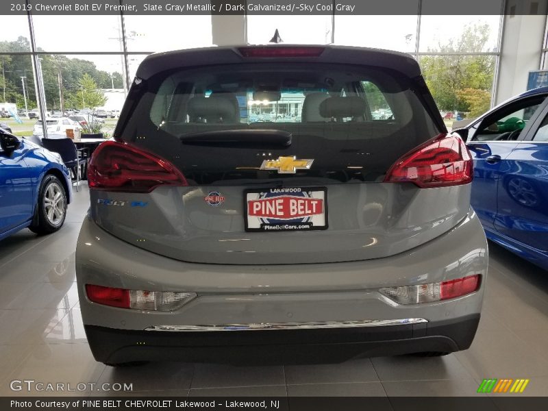 Slate Gray Metallic / Dark Galvanized/­Sky Cool Gray 2019 Chevrolet Bolt EV Premier