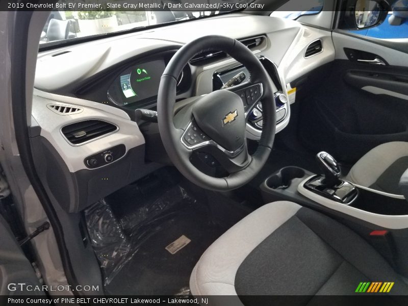  2019 Bolt EV Premier Dark Galvanized/­Sky Cool Gray Interior