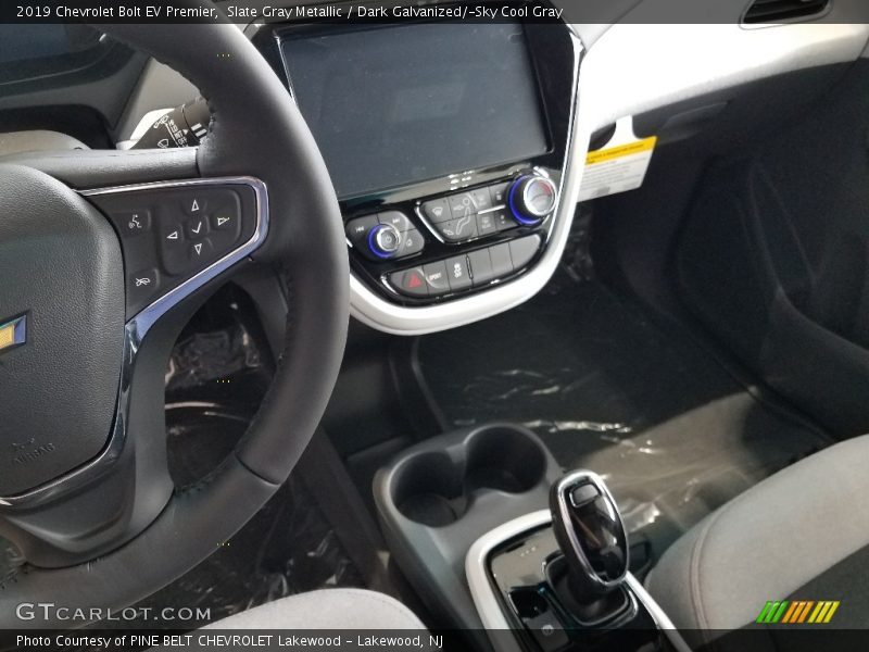 Slate Gray Metallic / Dark Galvanized/­Sky Cool Gray 2019 Chevrolet Bolt EV Premier