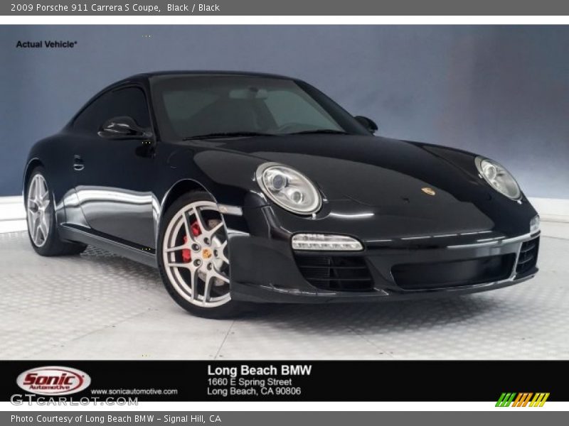 Black / Black 2009 Porsche 911 Carrera S Coupe