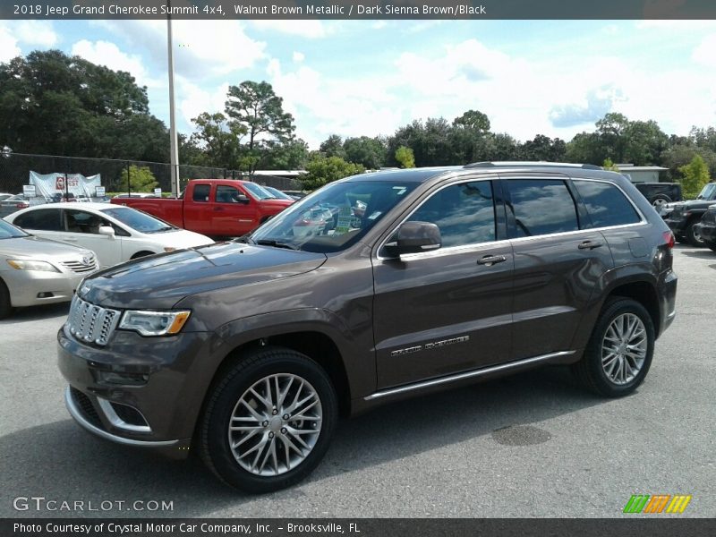 Walnut Brown Metallic / Dark Sienna Brown/Black 2018 Jeep Grand Cherokee Summit 4x4
