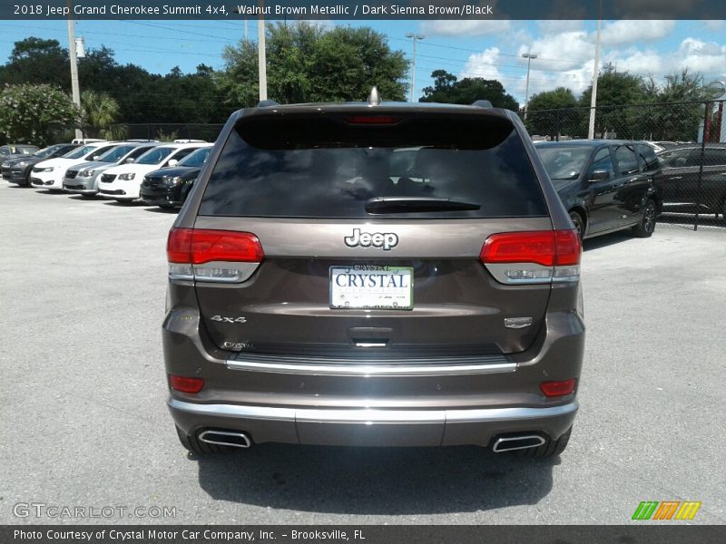 Walnut Brown Metallic / Dark Sienna Brown/Black 2018 Jeep Grand Cherokee Summit 4x4