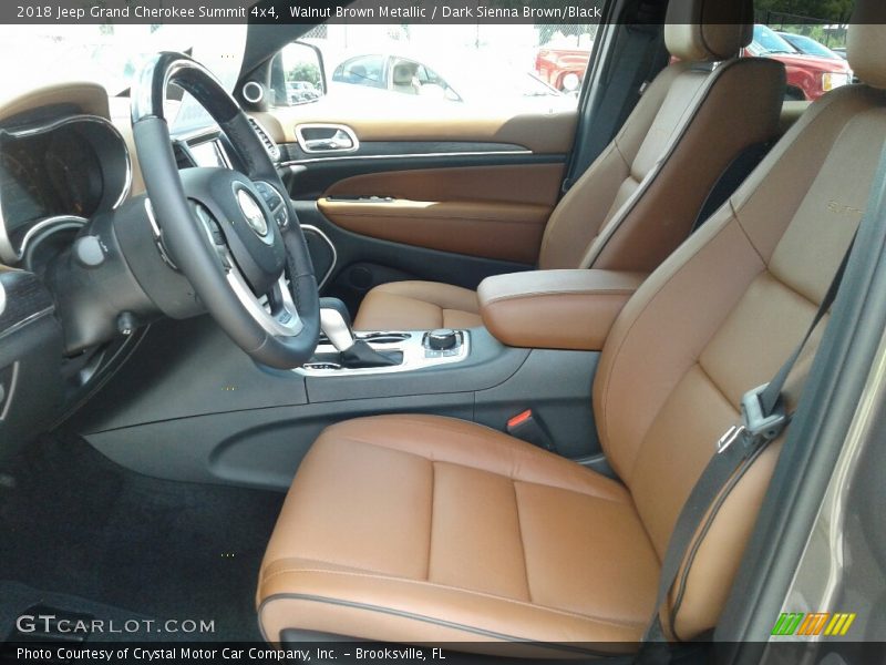 Walnut Brown Metallic / Dark Sienna Brown/Black 2018 Jeep Grand Cherokee Summit 4x4