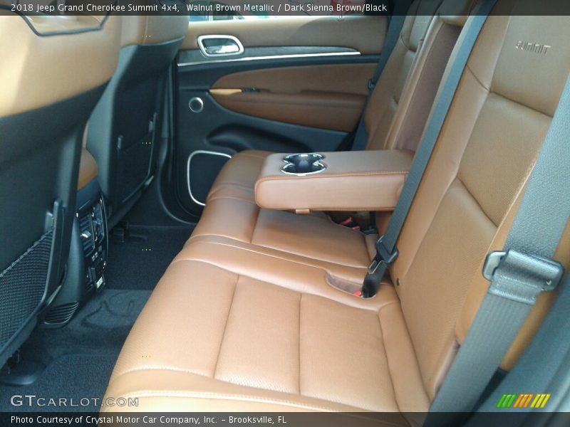 Walnut Brown Metallic / Dark Sienna Brown/Black 2018 Jeep Grand Cherokee Summit 4x4