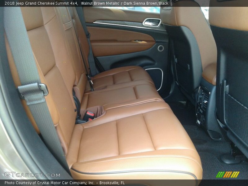 Walnut Brown Metallic / Dark Sienna Brown/Black 2018 Jeep Grand Cherokee Summit 4x4