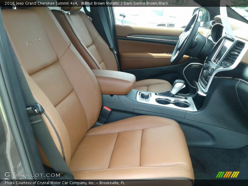 Walnut Brown Metallic / Dark Sienna Brown/Black 2018 Jeep Grand Cherokee Summit 4x4