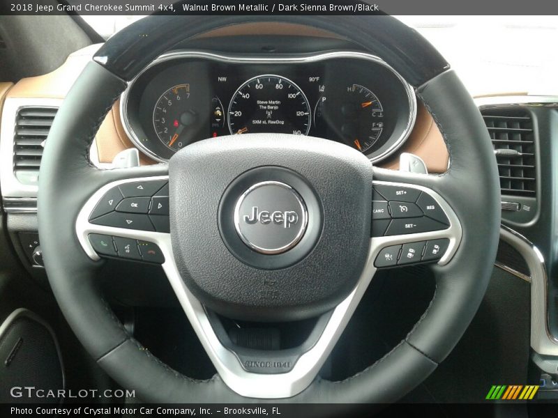 Walnut Brown Metallic / Dark Sienna Brown/Black 2018 Jeep Grand Cherokee Summit 4x4