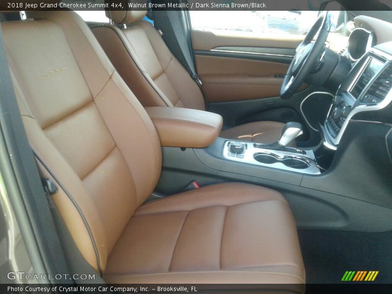 Walnut Brown Metallic / Dark Sienna Brown/Black 2018 Jeep Grand Cherokee Summit 4x4