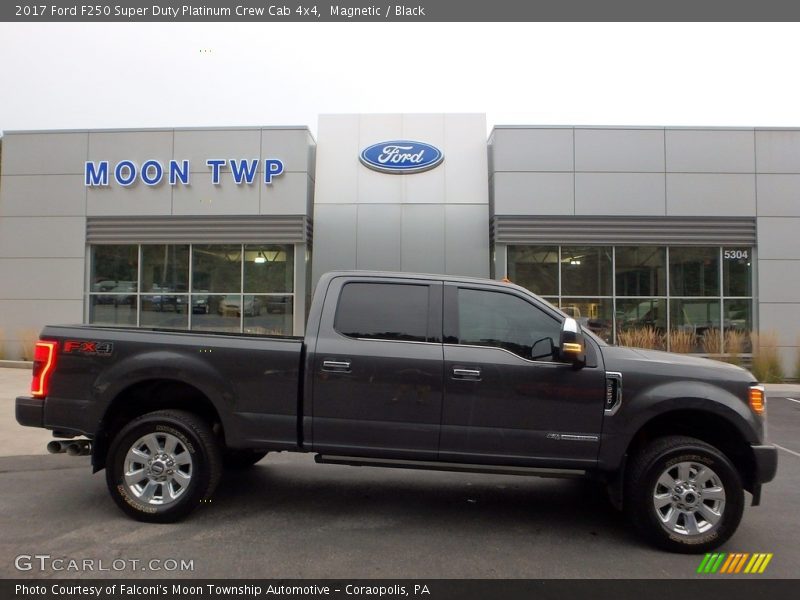 Magnetic / Black 2017 Ford F250 Super Duty Platinum Crew Cab 4x4