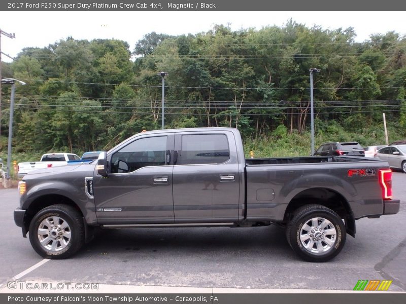 Magnetic / Black 2017 Ford F250 Super Duty Platinum Crew Cab 4x4