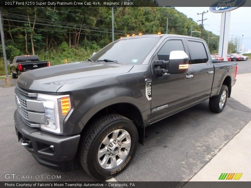 Magnetic / Black 2017 Ford F250 Super Duty Platinum Crew Cab 4x4