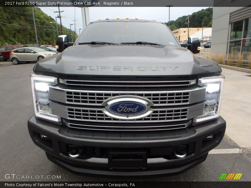 Magnetic / Black 2017 Ford F250 Super Duty Platinum Crew Cab 4x4