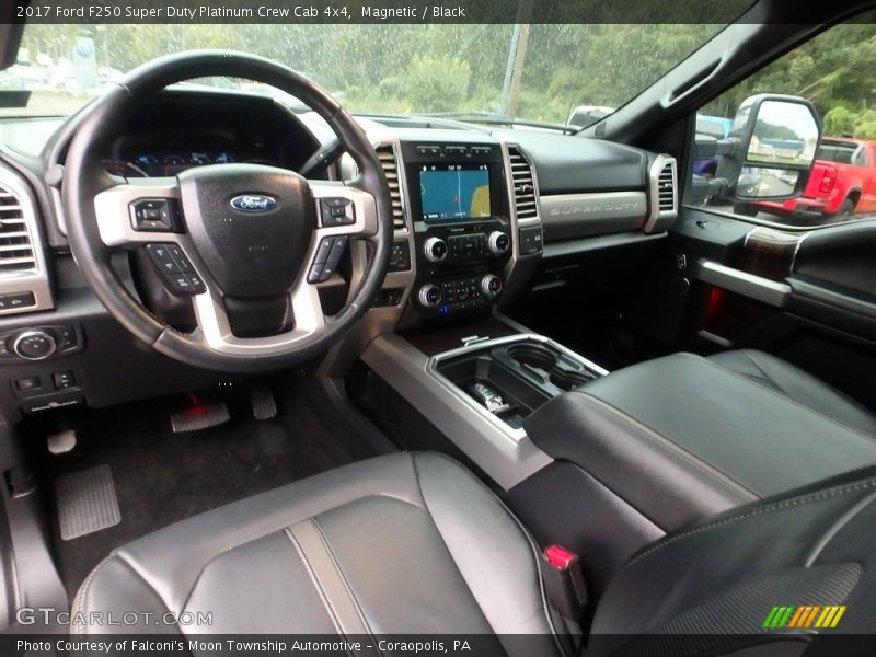 Magnetic / Black 2017 Ford F250 Super Duty Platinum Crew Cab 4x4