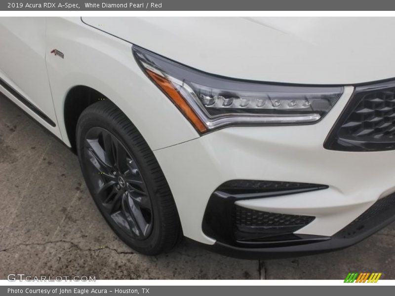 White Diamond Pearl / Red 2019 Acura RDX A-Spec