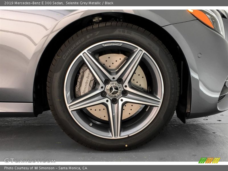 Selenite Grey Metallic / Black 2019 Mercedes-Benz E 300 Sedan